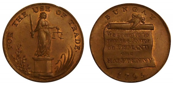 SUFFOLK Bungay . 1795. DH 21