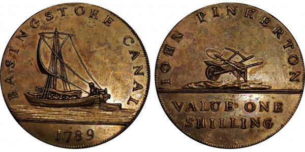 Hampshire. Basingstoke Shilling. 1789. DH 1.