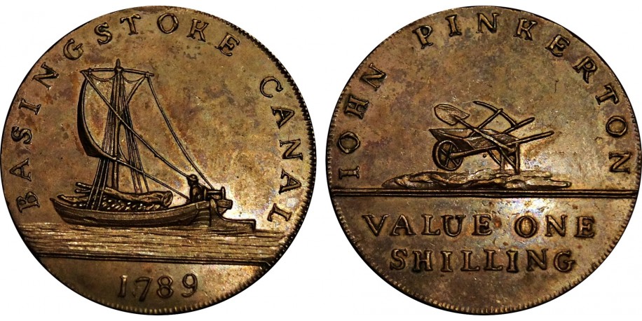 Hampshire. Basingstoke Shilling. 1789. DH 1.