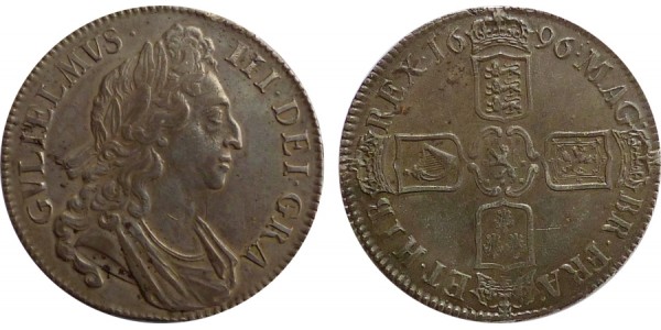 William III. Silver Crown 1696.