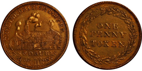 Sedbury Iron Works penny. W 970