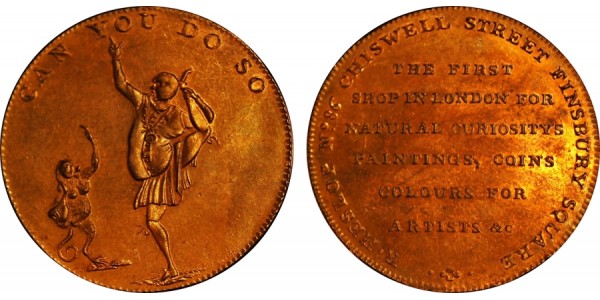 Middlesex.  Heslop's Halfpenny. 1795. DH 336B
