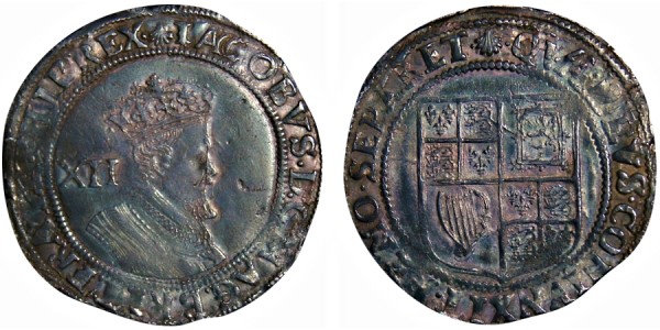 James I. Silver Shilling (1603-1649)