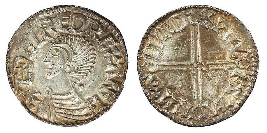 Aethelred II, Silver Penny, 978-1016