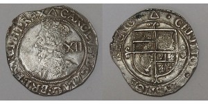 Charles I. Silver Shilling. Tower Mint. 1639-1640