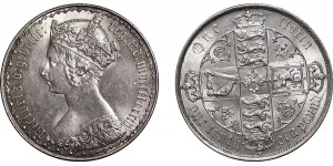 Victoria, Gothic Silver Florin 1884